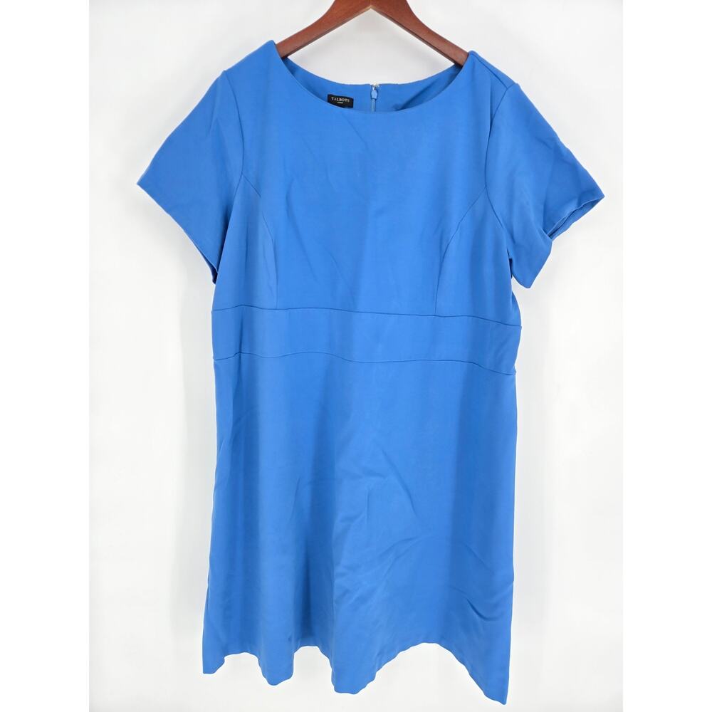 Talbots Blue Shift Dress Women's 20W